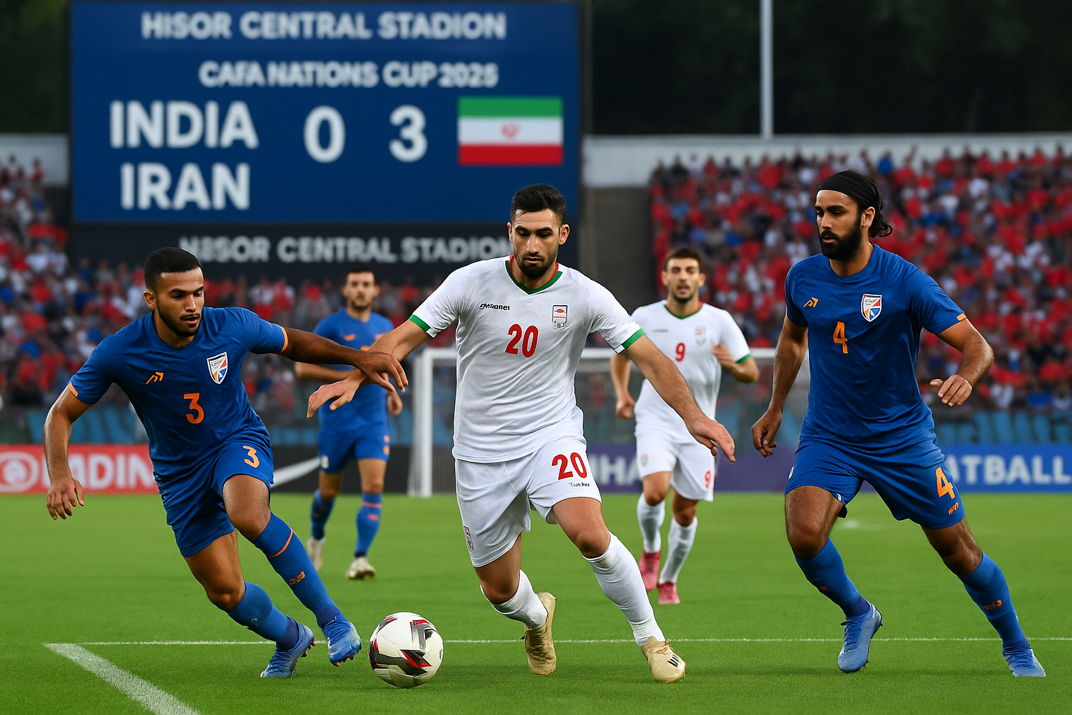 Iran Won the CAFA Nations Cup 2025 by Beating India 3–0